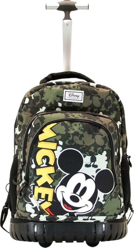 ZAINO-TROLLEY-TOPOLINO-VERDE-MILITARE-GTS-FAN-TOPOLINO-SURPRISE