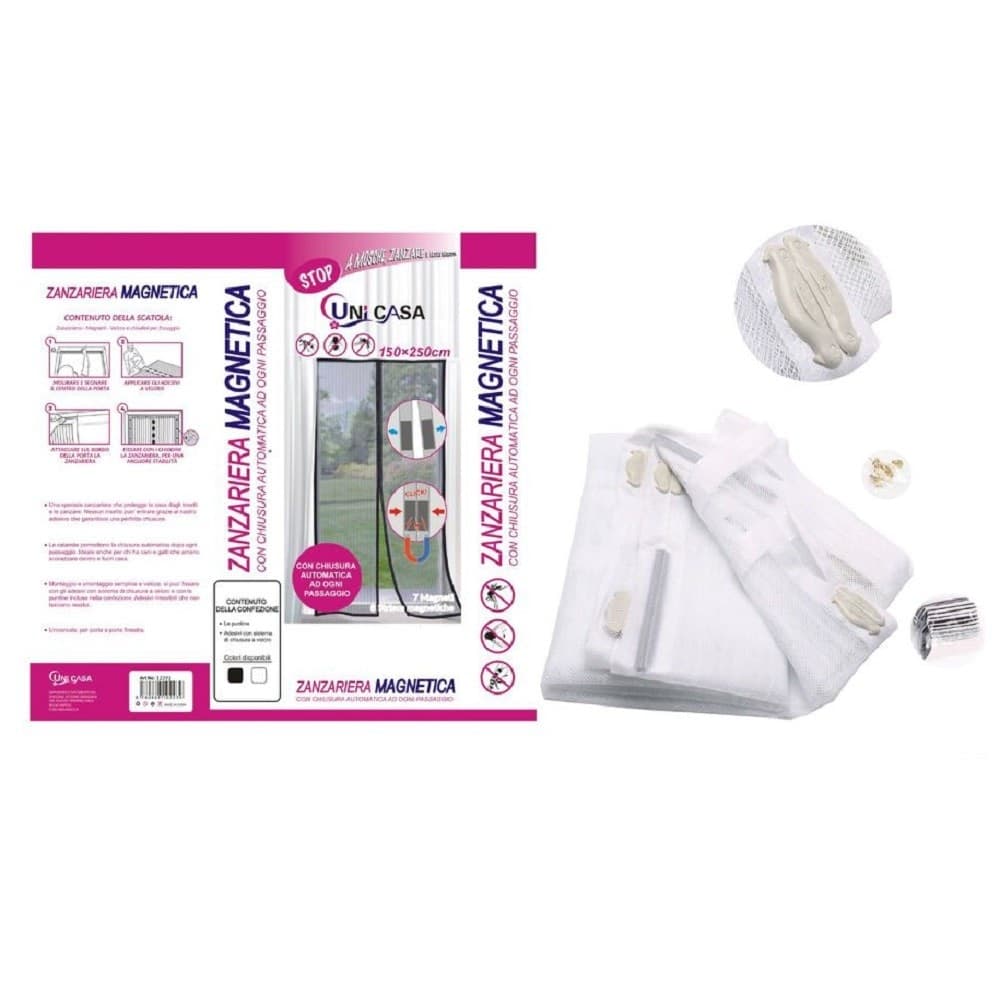 Zanzariera Adesiva Per Finestre 150 X 250 Cm Bianco Tenda Balcone Terrazzo 12773 Fai da te/Prodotti per la costruzione/Materiali da costruzione/Porte/Porte esterne/Porte con zanzariera Trade Shop italia - Napoli, Commerciovirtuoso.it