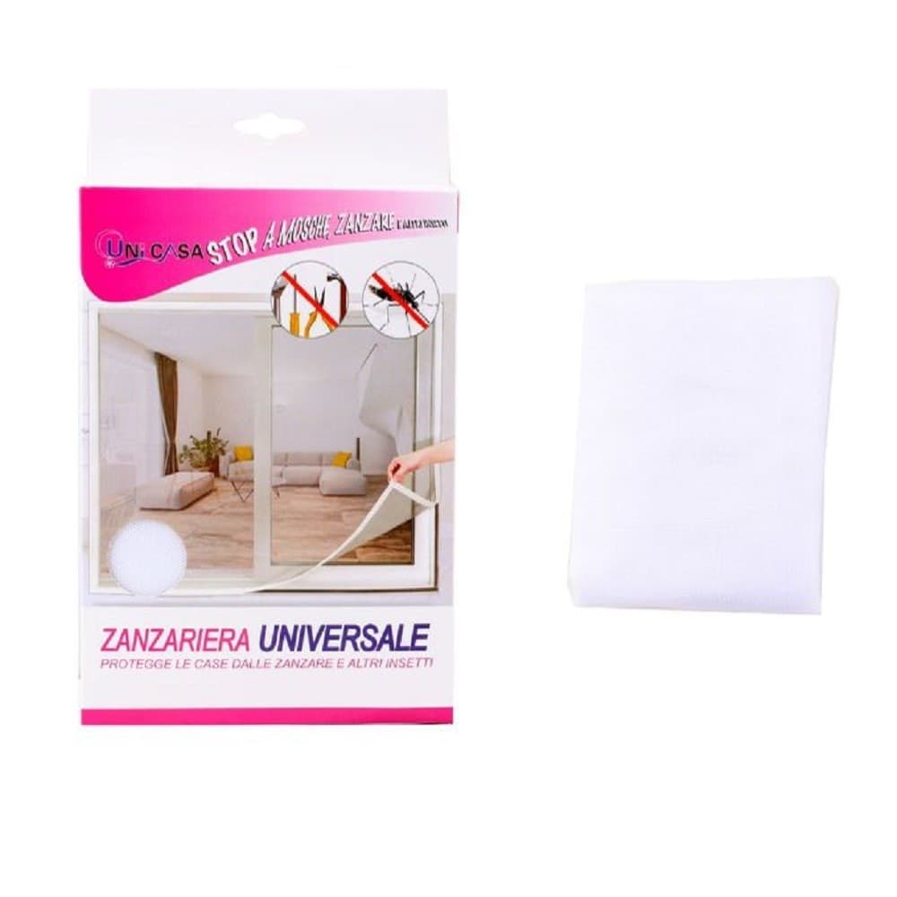 Zanzariera Universale Finestra Bianca Adesiva Con Velcro 150x250cm Insetti 12923 Fai da te/Prodotti per la costruzione/Materiali da costruzione/Porte/Porte esterne/Porte con zanzariera Trade Shop italia - Napoli, Commerciovirtuoso.it