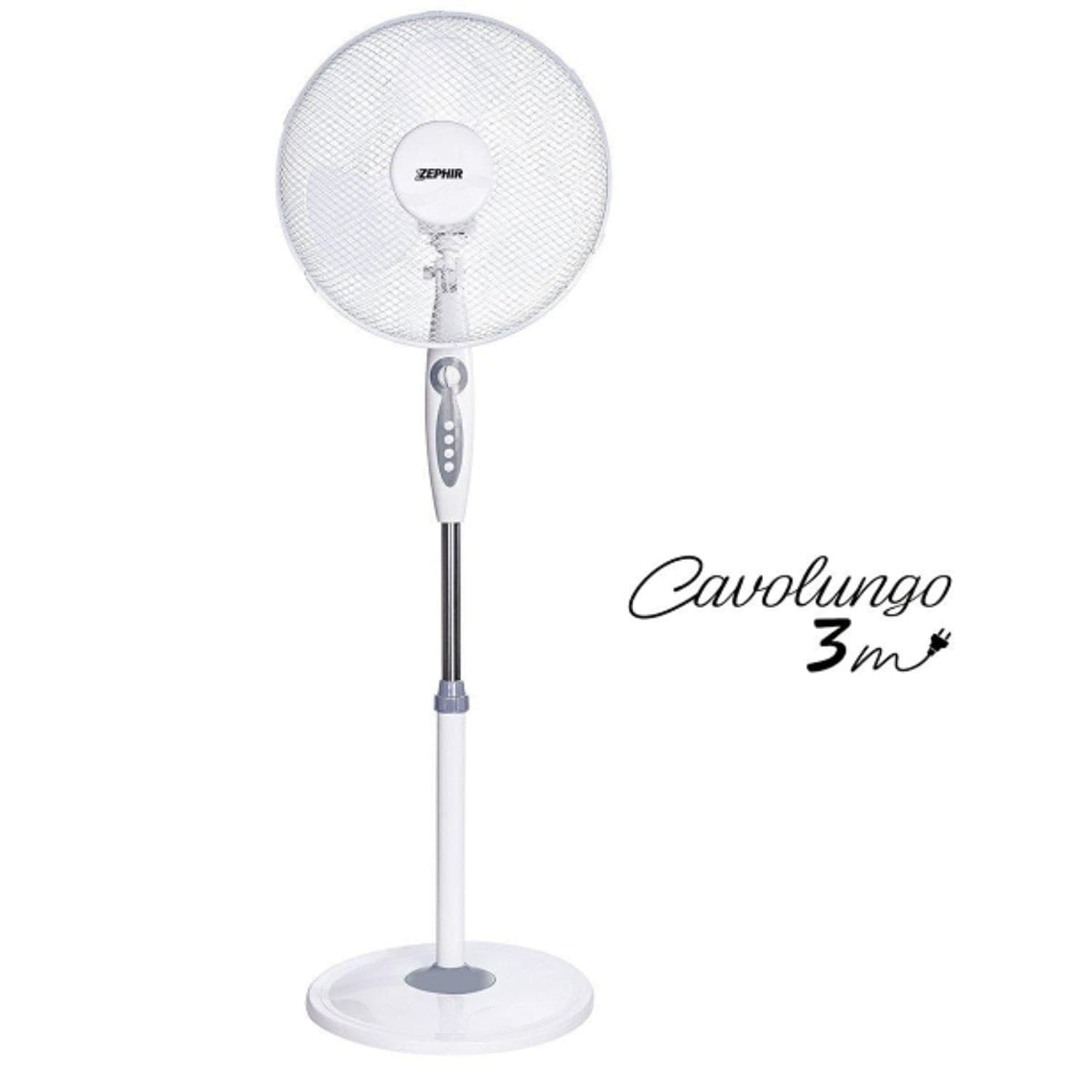 Zephir-Pba41tm-Bianco-Ventilatore-Con-Timer