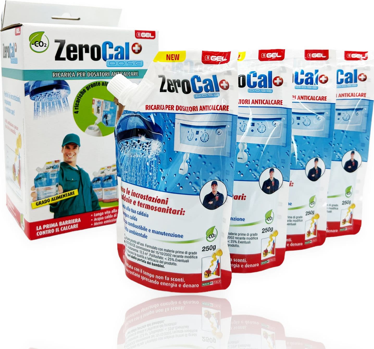 Zerocal+-250-Grammi-Ricarica-Per-Dosatori-Anticalcare-Ricarica-Anticalcare-Zerocal-Dose-250Ml
