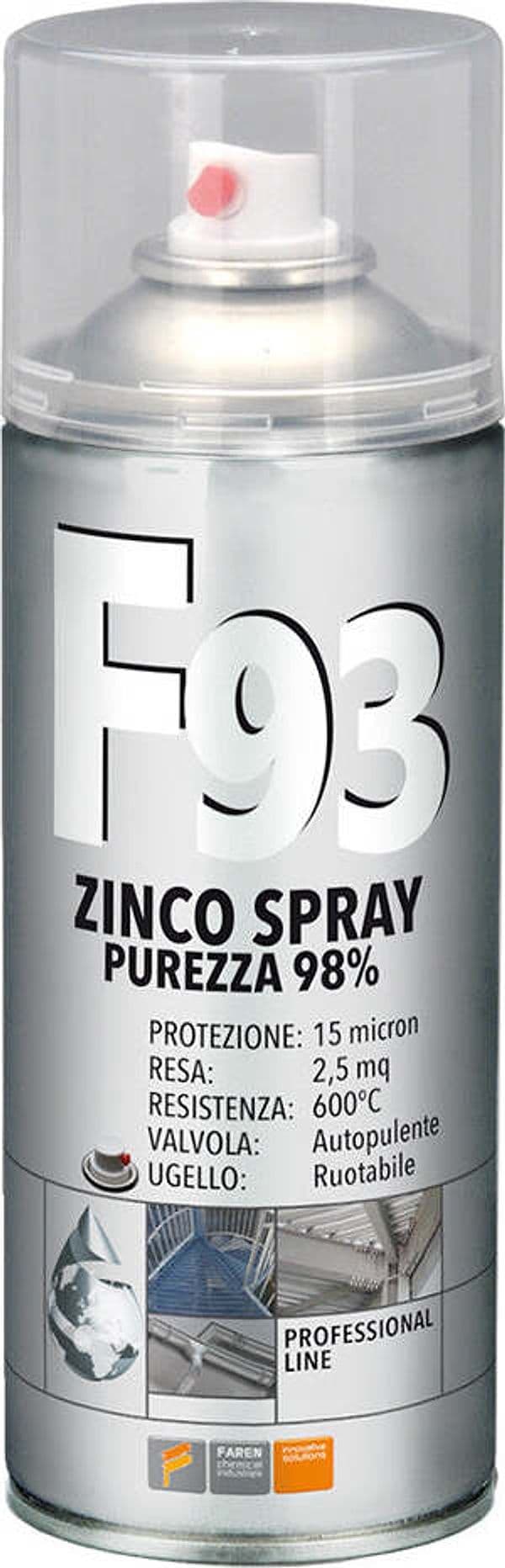 Zinco-Spray-Professionale-Faren-F93-400-ML---Protezione-e-Rifinitura-di-Qualità