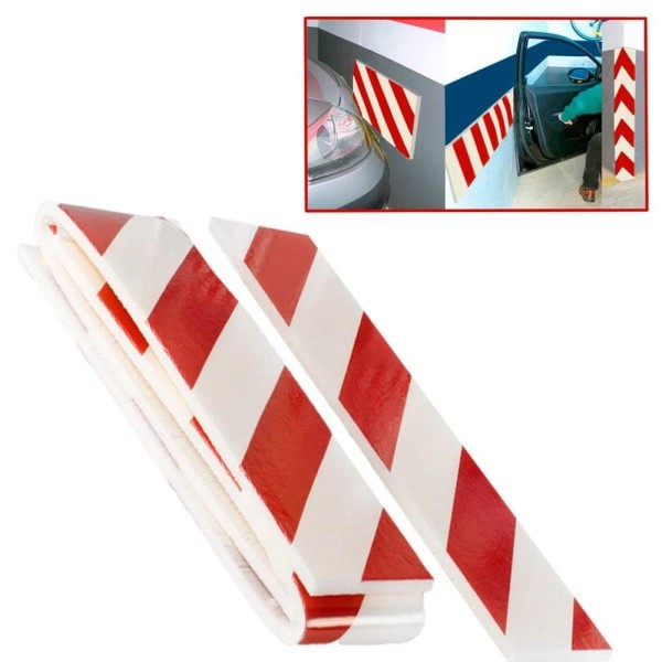 Flaconi 6 Pcs Paracolpi Portiere Auto,Protezione Portiere Auto,Portiera Autos Porta Bordo Protector in Gomma,Adatto per la Maggior Autos,Camper,Porte di Cabine,Camion,Veicoli Commerciali e SUV