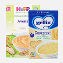 Cereali e pappa d'avena per neonati