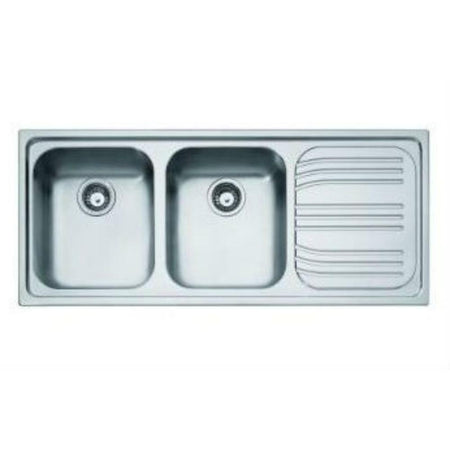 Lavello da Incasso Franke Radar RRX 621 Acciaio Inox 116x50 cm 2 Vasche