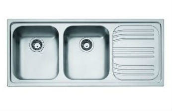 Lavello da Incasso Franke Radar RRX 621 Acciaio Inox 116x50 cm 2 Vasche