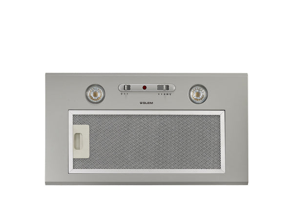 Cappa Aspirante Integrata Glem Gas GHF527SI Argento 52cm 260 m/h