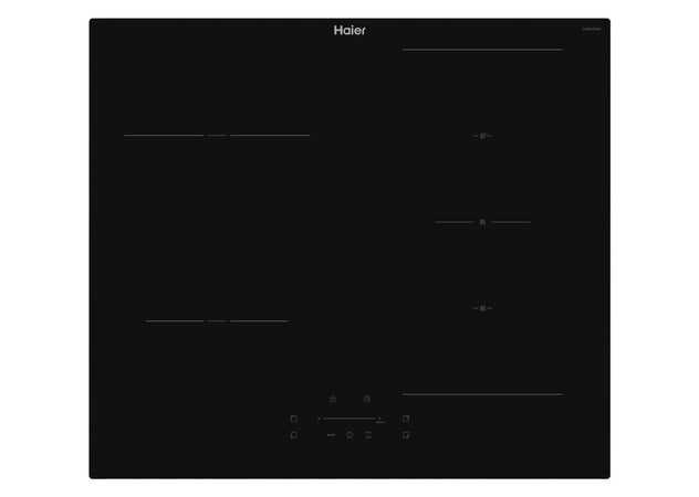 Haier HAI64SCM Piano Cottura Induzione 4 Fuochi Vetroceramica 59 cm Nero