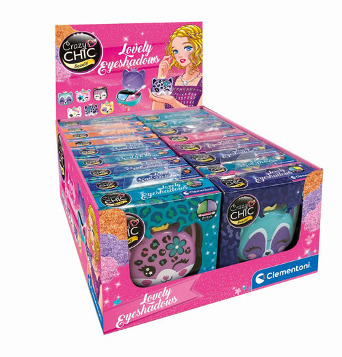 Crazy Chic Ombretti Animals Mini Cofanetto Make Up Clementoni