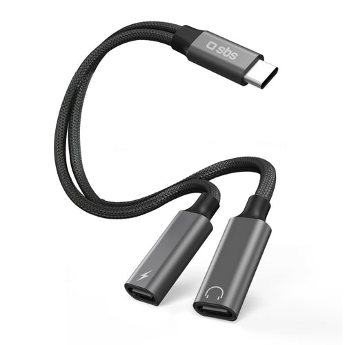 Cavo USB C SBS Teadatychargetyck 2 x USB C Nero
