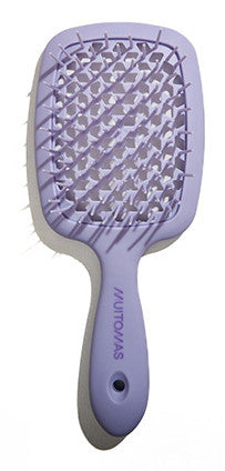 Spazzola Capelli Viola con Fori e Manico Ergonomico Muitomas