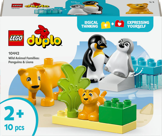 Lego Duplo Famiglie di Animali Pinguini e Leoni