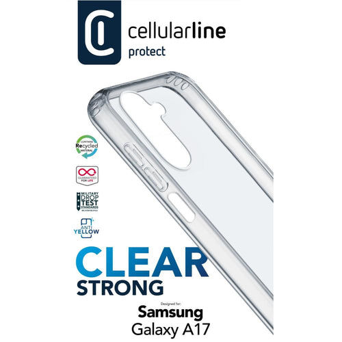 CellularLine Clear Strong Custodia Rigida Trasparente per Galaxy A17