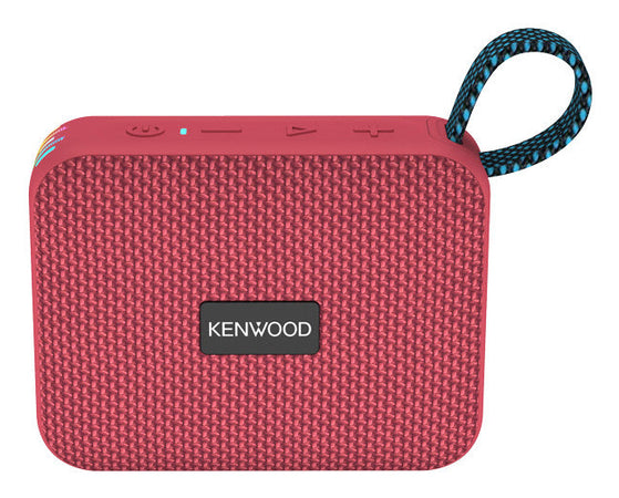 Kenwood AS-60BT Speaker Bluetooth Portatile 5W Impermeabile IPX7 Rosso