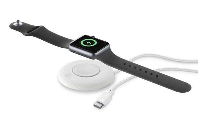 Cellularline Wireless Power Base Caricatore Wireless per Apple Watch Bianco