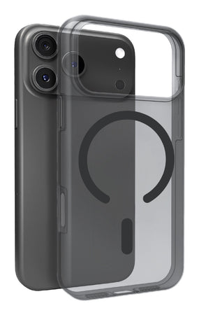 Puro Daylight Cover per iPhone 17 Pro Max Nero Traslucido