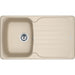 Lavello da Incasso Franke AZG 611-86 Fragranite Beige con Scolapiatti 86x50 cm