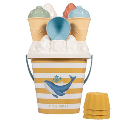 Set da spiaggia gelati e cupcake 14 pezzi Little Dutch