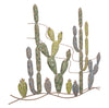 Scultura cactus decorativi in ferro per decorazioni ambienti
