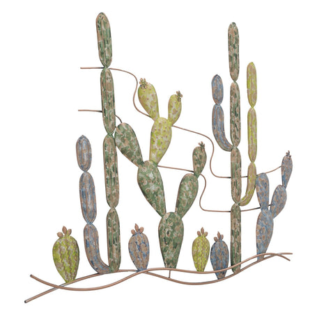 Scultura cactus decorativi in ferro per decorazioni ambienti