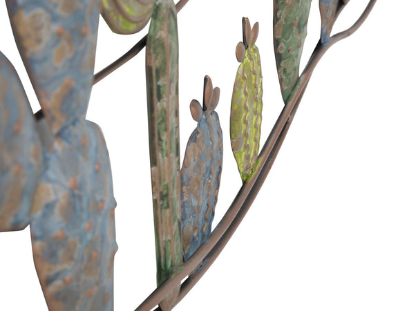 Scultura cactus decorativi in ferro per decorazioni ambienti