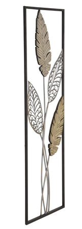 Scultura foglie decorative miste in ferro per decorazioni ambienti