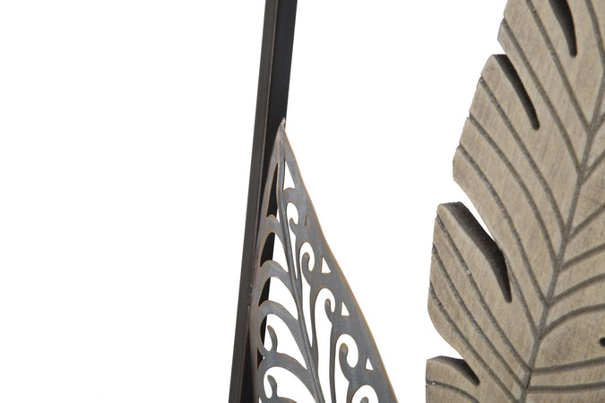 Scultura foglie decorative miste in ferro per decorazioni ambienti