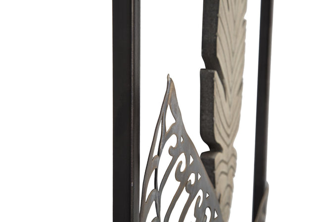 Scultura foglie decorative miste in ferro per decorazioni ambienti