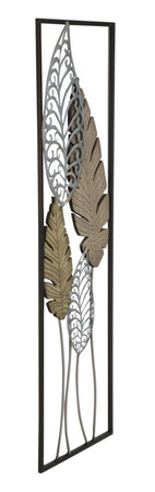 Scultura foglie decorative miste in ferro per decorazioni ambienti