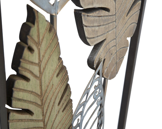 Scultura foglie decorative miste in ferro per decorazioni ambienti