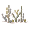 Scultura cactus decorativi in ferro per decorazioni ambienti