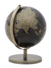 Mappamondo girevole con base in metallo per decorazione interni