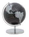 Mappamondo girevole con base in metallo per decorazione interni