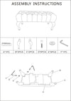 Panca Provenza in tessuto gambe in legno MDF per camera da letto