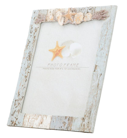 Cornice decorativa in poliresina stile legno per foto ricordo