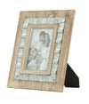 Cornice decorativa in legno MDF e ferro per foto ricordo