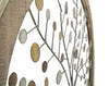 Albero decorativo in ferro e legno da muro per decorazioni ambienti