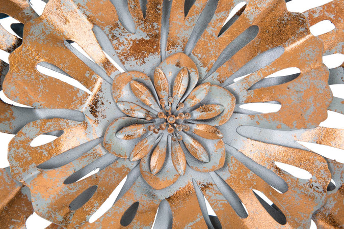 Pannello rettangolare fiori decorativi in ferro per decorazioni ambienti
