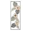 Pannello rettangolare fiori decorativi in ferro per decorazioni ambienti