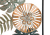 Pannello rettangolare fiori decorativi in ferro per decorazioni ambienti