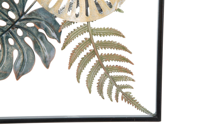 Pannello rettangolare fiori decorativi in ferro per decorazioni ambienti