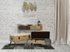 Scultura foglie decorative miste in ferro per decorazioni ambienti