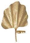 Porta candela da muro in metallo color oro per interni