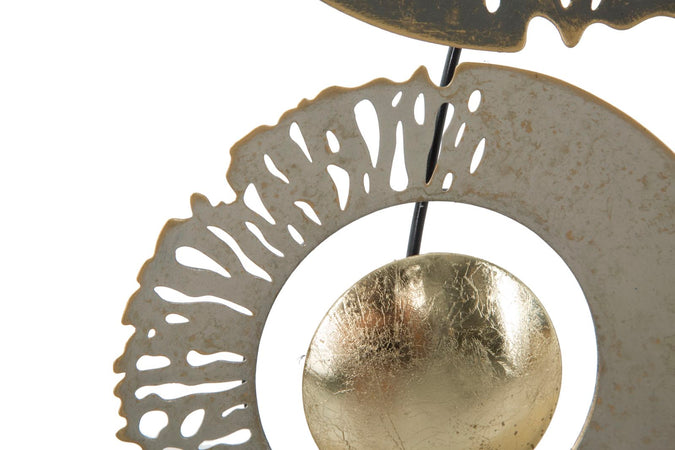 Pannello decorativo Ring in ferro per decorazioni ambienti