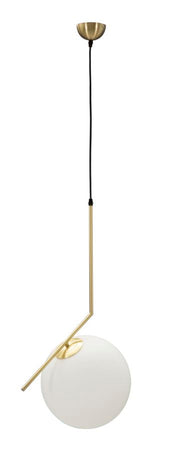 Lampadario "Glamy" struttura in metallo e vetro per interni