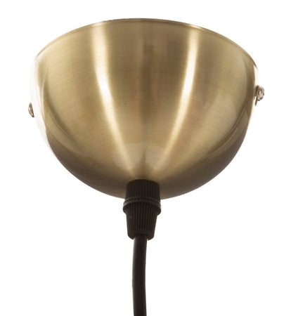 Lampadario "Glamy" struttura in metallo e vetro per interni