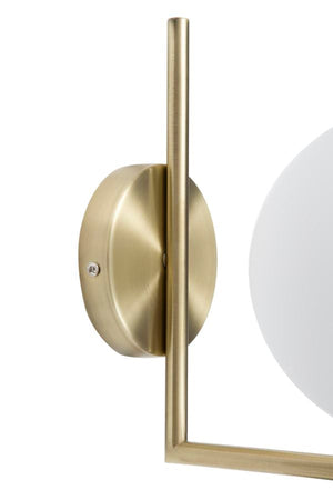 Lampadario da muro "Glamy" struttura in metallo e vetro per interni