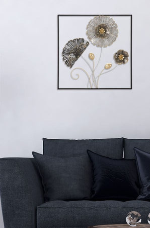 Pannello decorativo Square in ferro per decorazioni ambienti