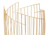 Porta ombrelli struttura in metallo color oro per interni