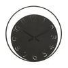 Orologio da parete in ferro color nero per salotto e cucina